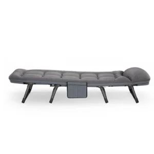 Green Lion Foldable Camping Bed - Gray