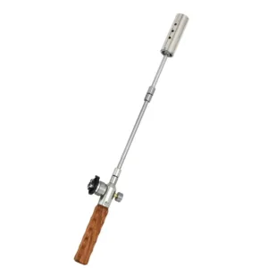 Green Lion Flame Torch Camping Gas Lighter - Silver
