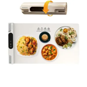 Porodo Lifestyle Electric Warming Table Mat - White