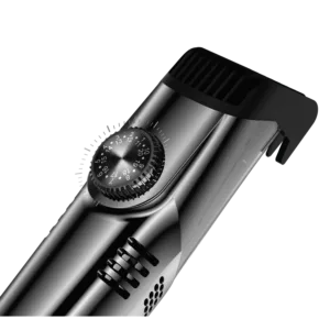 Porodo Lifetsyle Waterproof Dual Rechargeable Vacuum Trimmer 1400mAh - Grey and Black