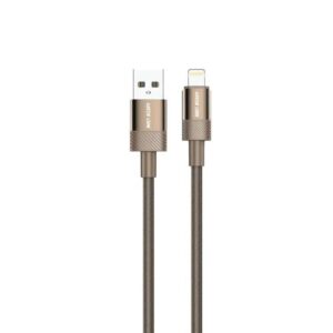 Green Lion Desert Spark Cable USB-A to Lightning 1M 12W- Desert Titanium