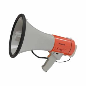 Porodo Lifestyle 50W Siren Bluetooth Speaker and Recorder Megaphone - Orange