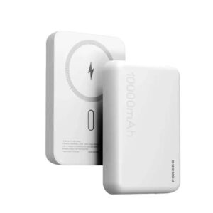 Porodo 15W Wireless + PD 20W MagSafe Power Bank 10000mAh - White