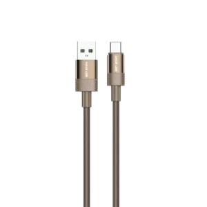 Green Lion Desert Spark Cable USB-A to USB-C 1M 15W- Desert Titanium
