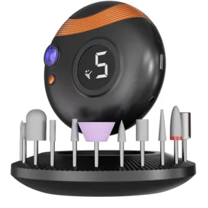 Porodo 3-in-1 Electric Nail Multi-Functional Manicure & Pedicure Tool with 11pcs Set