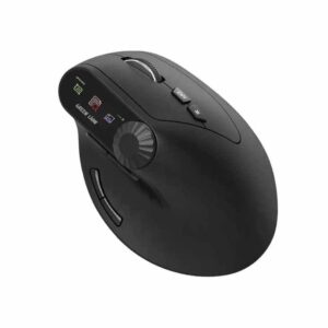 Green Lion Smart OLED Vertical Mouse - Black