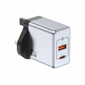 Green Lion GaNPremium UK Plug PD 45W - Gray