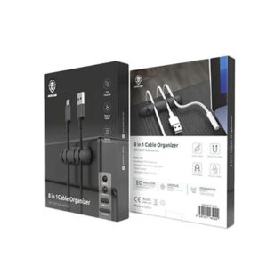 Green Lion - 8 in 1 Cable Organizer - Black