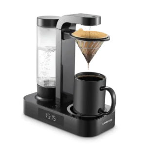 Lepresso  Coffee Drip Machine 650ml with LED Clock Display - Black