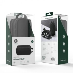 Green Elegant Pouch - Black