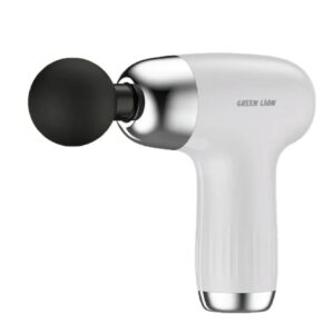 Green Lion Mini Massage Gun 6 Speed Levels - White