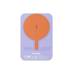 Porodo Magsafe Power Bank 5000mAh Mirror + Dynamic Light Modes - Purple