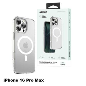 Green Lion Magsafe Crystal Clear Case iPhone 16 Pro Max - Clear