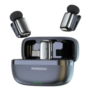 Porodo Microphone 60mAh type-c port - Black