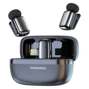 Porodo Microphone 60mAh Lightning port - Black