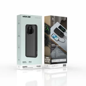 Green Lion Fast Charge   Power bank 10000mAh - black