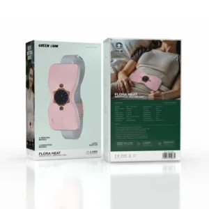 Green Lion Menstural Heating Massager 2000mAH - Pink