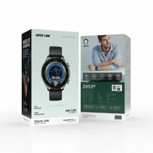 Green Lion Track GPS Smart Watch - Black