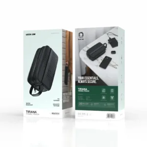 Green Lion Tirana Travel Pouch - Black