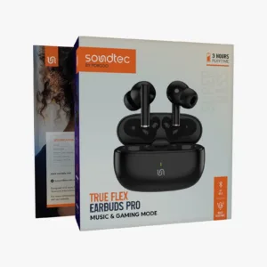 PORODO SOUNTEC TWS IN-EAR EARBUDS - BLACK