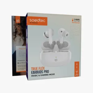 PORODO SOUNTEC TWS IN-EAR EARBUDS - WHITE