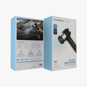 Powerology 750W Turbo Blower 64mm 50000rpm 4000mAh - Black