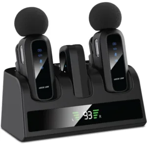 Green Lion GM-89X 2 in 1 Wireless Microphone - Black