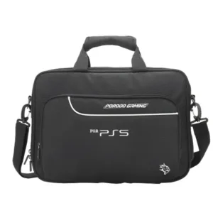PORODO PS5 POLYSTER HANDBAG -BLACK