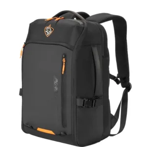 Porodo Gaming Water-Resistant PU Laptop Backpack and PS5 Compartment with USB-C Port