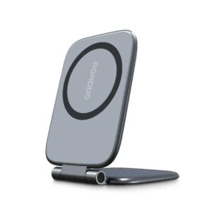 Porodo Magnifold Ultra-Slim Phone Holder For Laptops, Tablets, Phones & Car Displays -