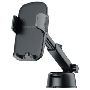 Powerology Raven Auto-Clamping Car Phone Mount - Black