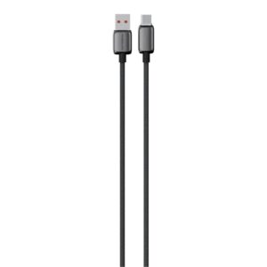 Powerology Zinco Series USB-A To USB-C - Dark Gray