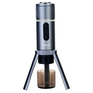 LePresso Brewjet Portable Espresso Maker One-Touch Operation - Grey