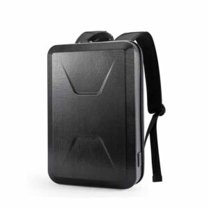 BANGE Anti-Theft Hard Shell Waterproof TSA Lock Laptop Backpack - Black