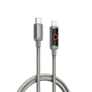 Porodo ChargeLite USB-C To Lightning High-Speed Charging Cable - Grey