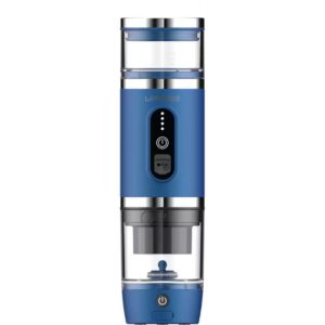 LePresso Portabrew 4 In 1 Portable Coffee Machine With Milk Frother - Blue