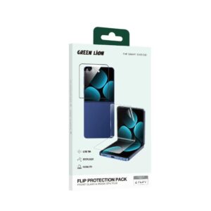 Green Lion Flip Protection Pack For Z Flip 7 - Clear