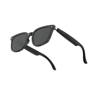 Powerology Lifestyle BT Sunglass with Touch Control+ Bright Black Lens - Black