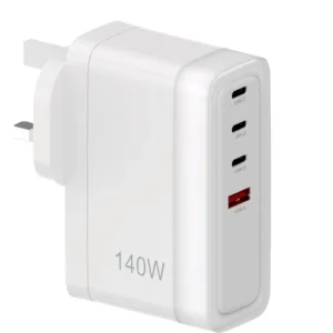 Powerology 4-Port Fast Charging Adapter - White