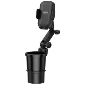 Green Lion 2-in-1 Flexgrip Car Cup Holder and Phone Mount - Black
