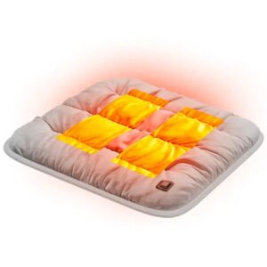 Green Lion Electric Heat Pad Heated Seat Cushion - Gray