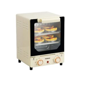 Porodo Mini Glass Electric Oven with Adjustable Temperature Control and 60-Minute Time