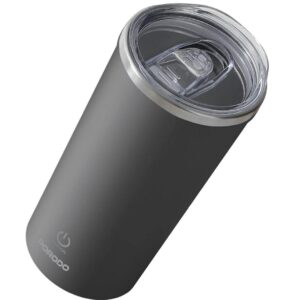 Porodo Lifestyle 400ml Auto-Stirring Suction Twin Wall Cup - Black