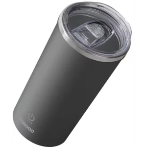 Porodo Lifestyle 400ml Auto-Stirring Suction Twin Wall Cup - Black