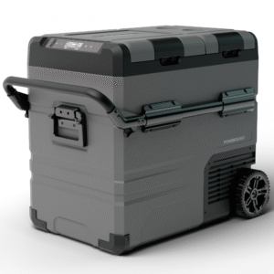 Powerology Smart Dual Compartment Portable Fridge & Freezer 15600mAh 55L - Gray