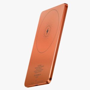 Powerology 5000 mAh 15W PD Type-C Magsafe Ultra Slim Powerbank - Orange