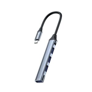 Green Lion 4 IN 1 USB-C Hub - Docking Station Adapter - Black