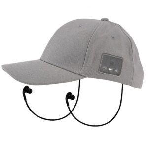 Porodo Soundtec Music Hat and BT Earbud 2 in 1 - Grey