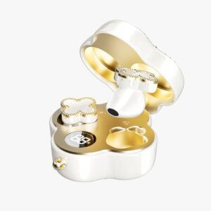 Porodo TWS Earbuds with Titanium Drivers+ Silicon Mic+ 3C Fast Charging+ 5.5H