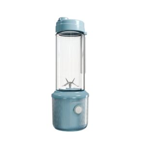 Powerology Portable Blender 450ml 2500mAh 6 Blades 126W - Light Blue